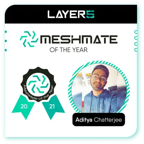 MeshMate of the Year 2021: Aditya Chatterjee